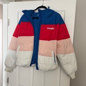 Wrangler Kids Multicolor Puffer Jacket